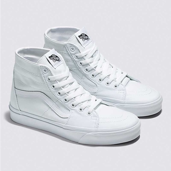 Vans Shoes - White High-Top Vans